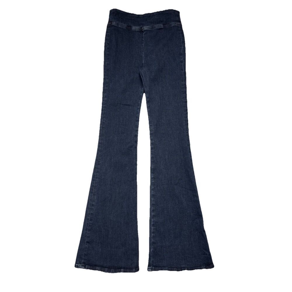 Frame The Jetset Flare Keller Pull On Jeans 1 25x31 Blue High Rise Stretch Women